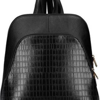 Batohy Černý dámský módní batůžek v kroko designu AM0106 ruznobarevne