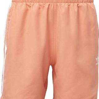adidas Plavky Plavecké šortky 3-Stripes Oranžová