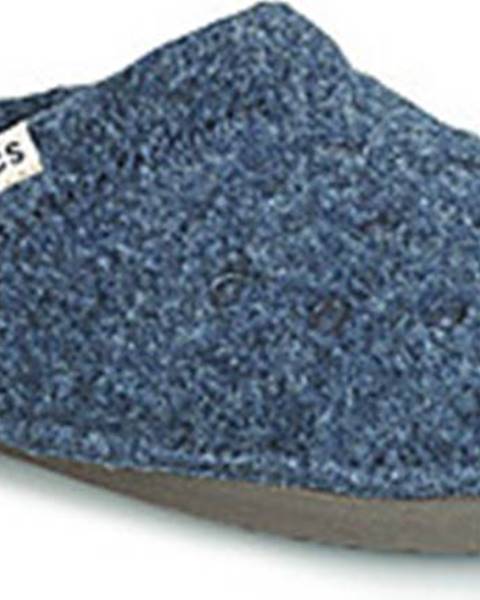 Modré domácí boty crocs