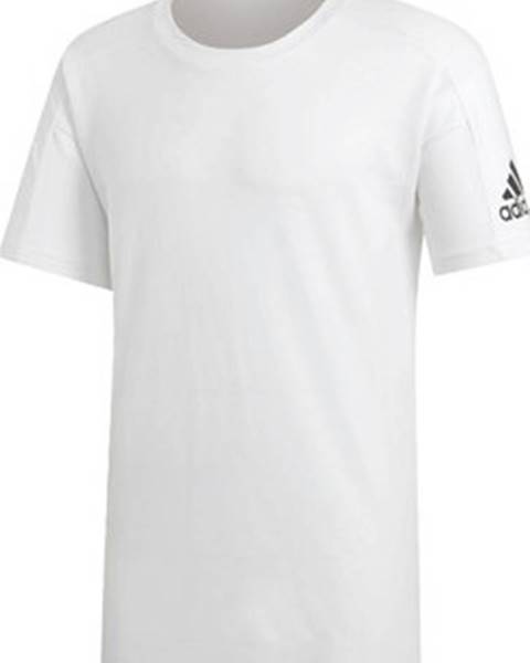 Bílé tričko adidas