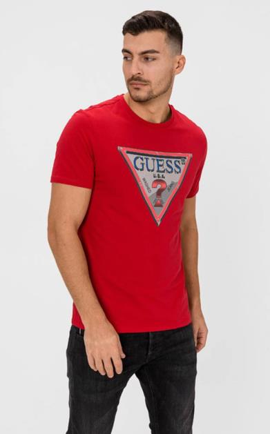 Červené tričko Guess