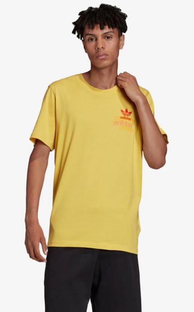 Žluté tričko adidas originals