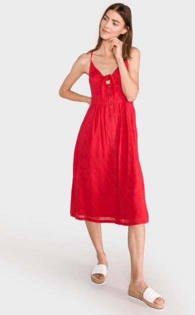 Červená sukně superdry