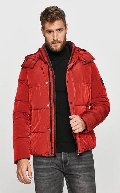 Červená bunda Calvin Klein