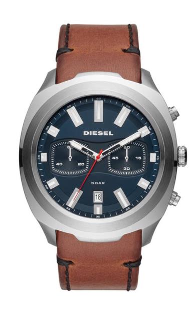 Hnědé hodinky Diesel