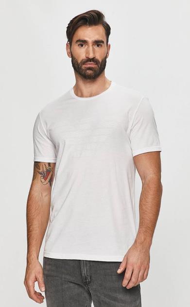 Bílé tričko Emporio Armani