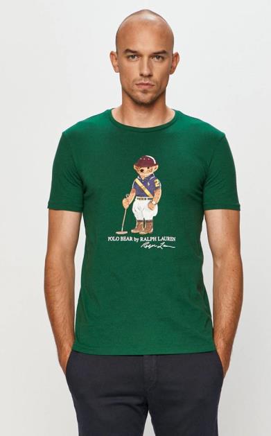 Zelené tričko Polo Ralph Lauren