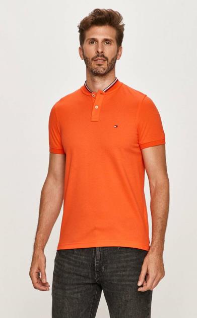 Oranžové tričko tommy hilfiger