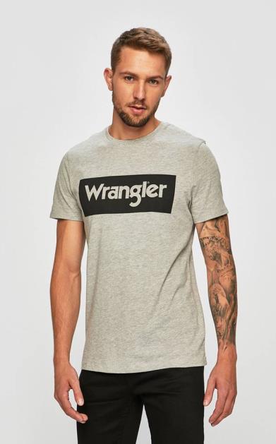 Šedé tričko wrangler