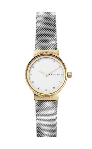 Stříbrné hodinky Skagen