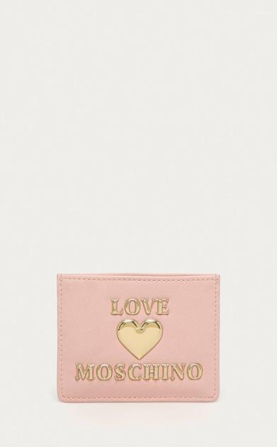 Růžová peněženka Love Moschino