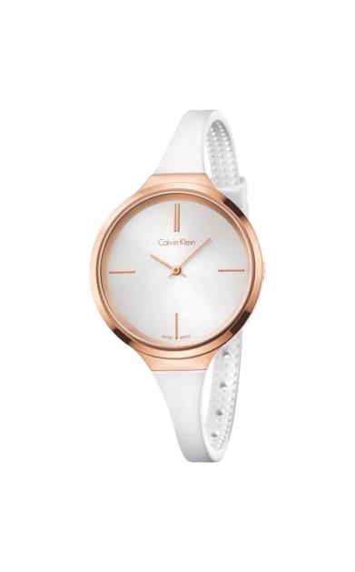 Bílé hodinky Calvin Klein
