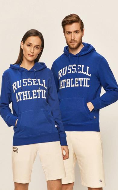 Modrá mikina Russell Athletic