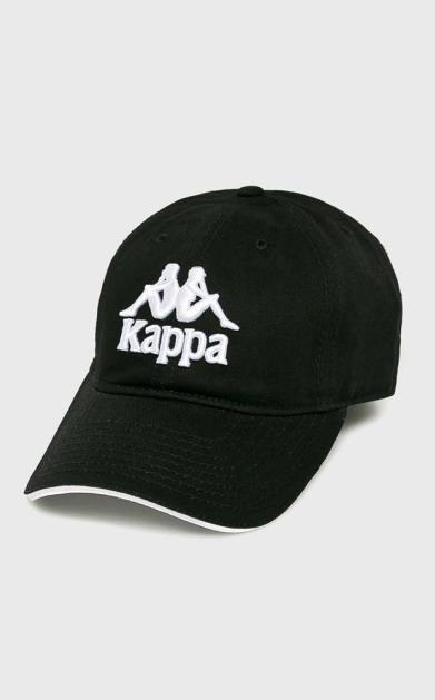 Černá čepice Kappa