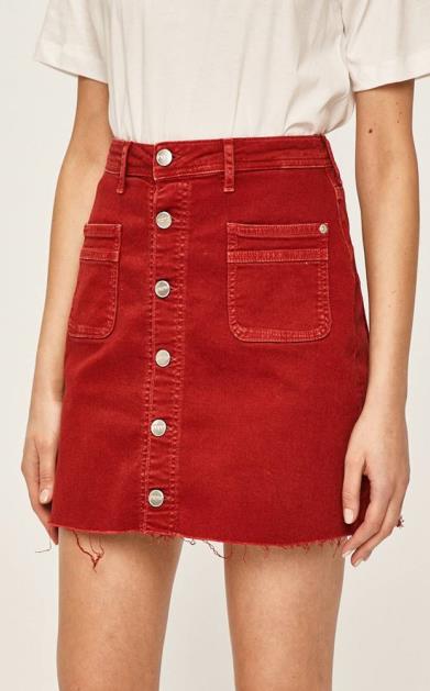 Červená sukně pepe jeans