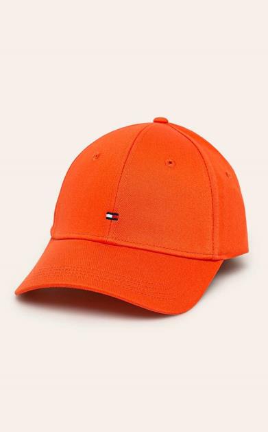 Oranžová čepice tommy hilfiger