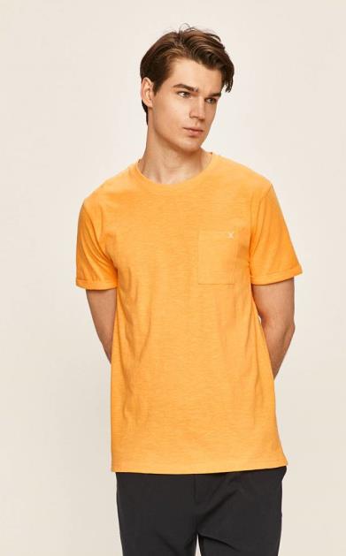 Oranžové tričko Clean Cut Copenhagen