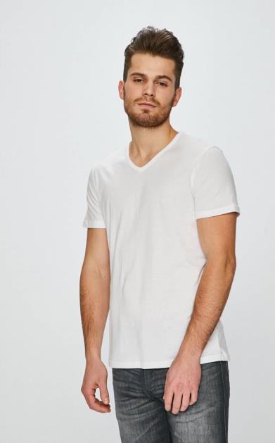 Bílé tričko Emporio Armani