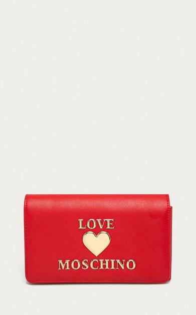 Červená kabelka Love Moschino