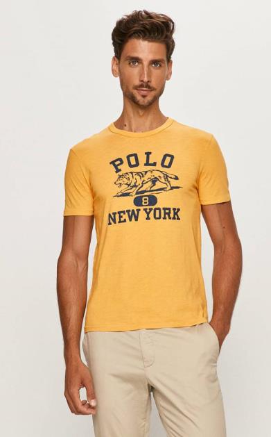 Žluté tričko Polo Ralph Lauren