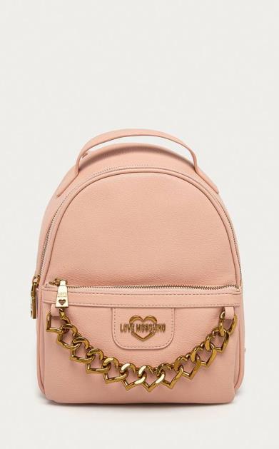 Růžový batoh Love Moschino