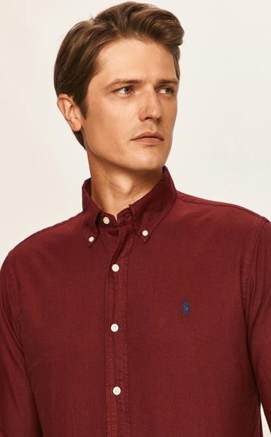 Burgundská košile Polo Ralph Lauren