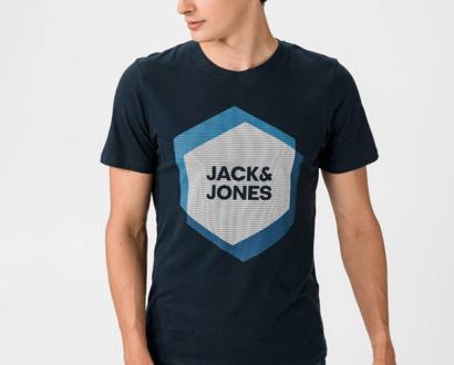 Modré tričko jack & jones