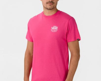 Růžové tričko vans