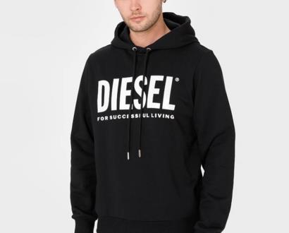 Černá mikina Diesel