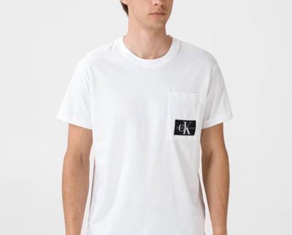 Bílé tričko Calvin Klein