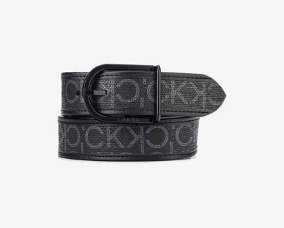 Černě šedý pásek Calvin Klein