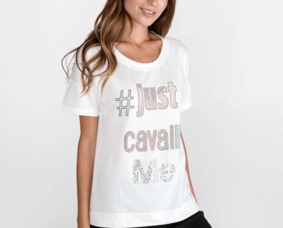Bílý top Just Cavalli