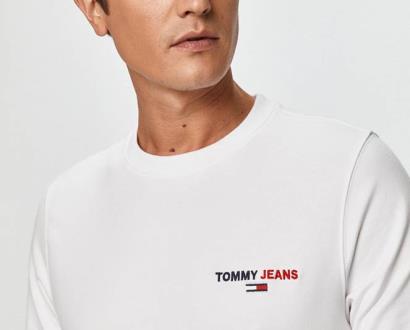 Bílá mikina Tommy Jeans