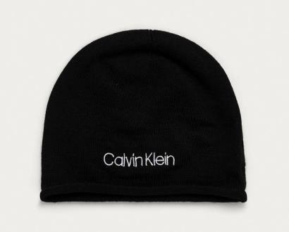 Černá čepice Calvin Klein