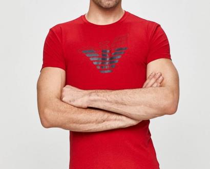 Červené tričko Emporio Armani