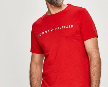 Červené tričko tommy hilfiger