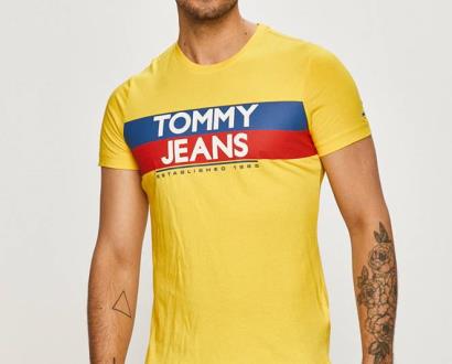 Žluté tričko Tommy Jeans