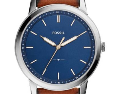 Modré hodinky Fossil