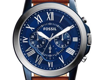 Hnědé hodinky Fossil