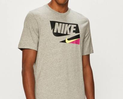Šedé tričko Nike Sportswear