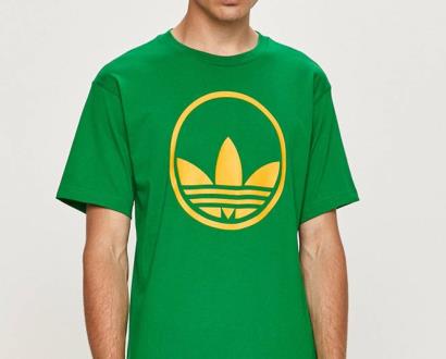 Zelené tričko adidas originals