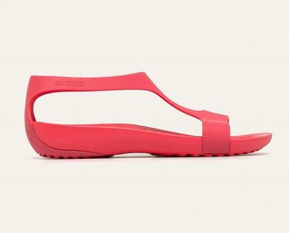 Růžové boty crocs