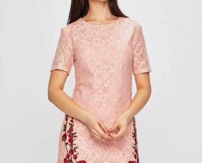 Růžové šaty desigual