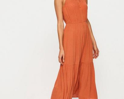 Oranžové šaty jacqueline de yong