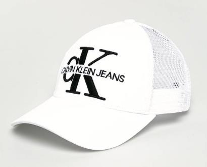 Bílá čepice calvin klein jeans