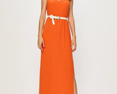 Oranžové šaty jacqueline de yong