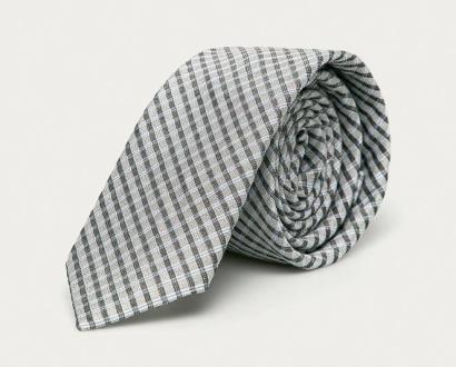 Šedá kravata Calvin Klein