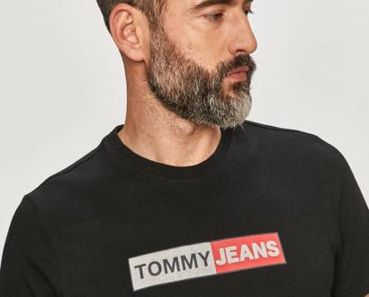 Černé tričko Tommy Jeans