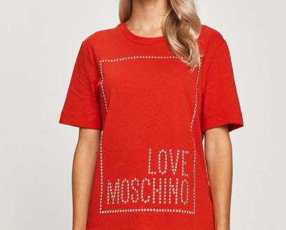 Červený top Love Moschino