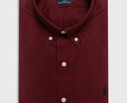 Burgundské tričko Polo Ralph Lauren